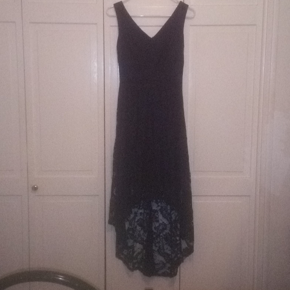 Lace high low dress